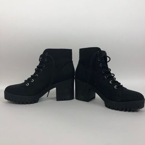 💋Forever 21 Ericdress Fashion Chunky Heel Boots💋